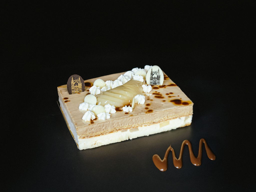 Gâteau poire caramel